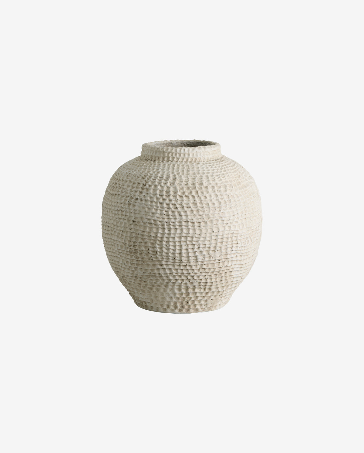RUPA krukke i cement - Hvid