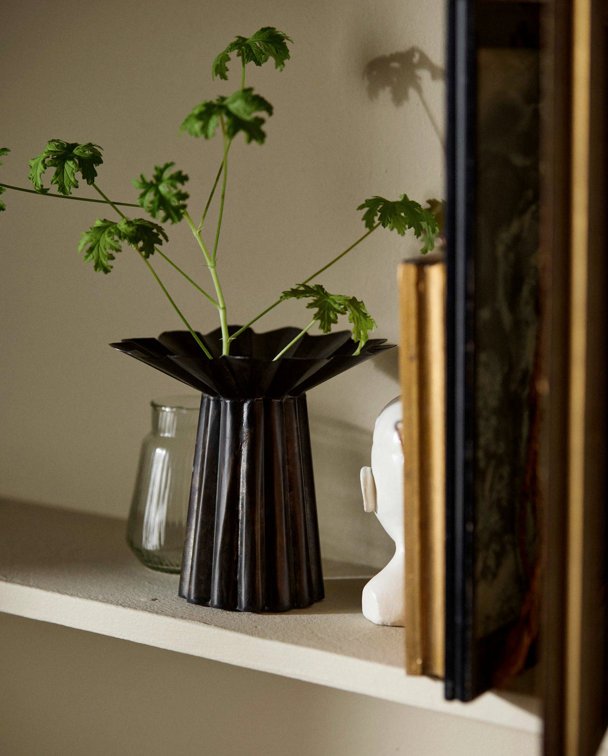 MINU vase, antik finish, S - brun