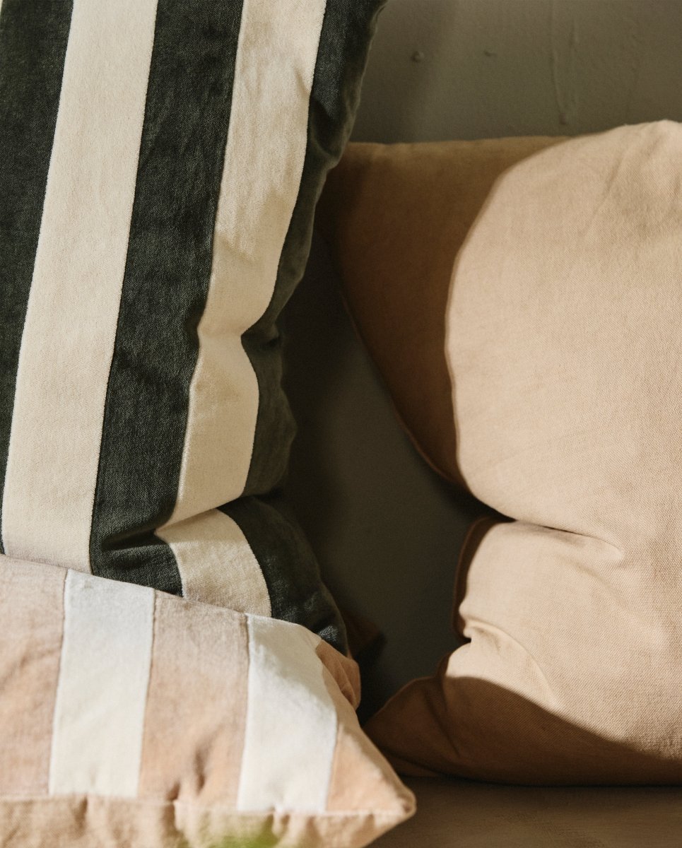 ALHENA pudebetræk - hvid/beige - naordal.com