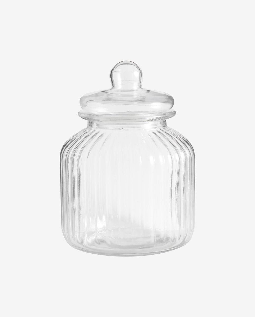 BYROM opbevaringsglas med låg - klar - naordal.com