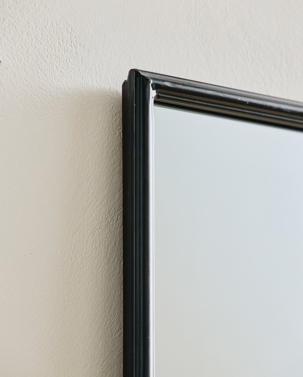 DOWNTOWN spejl med jernramme - h150 cm - sort - naordal.com