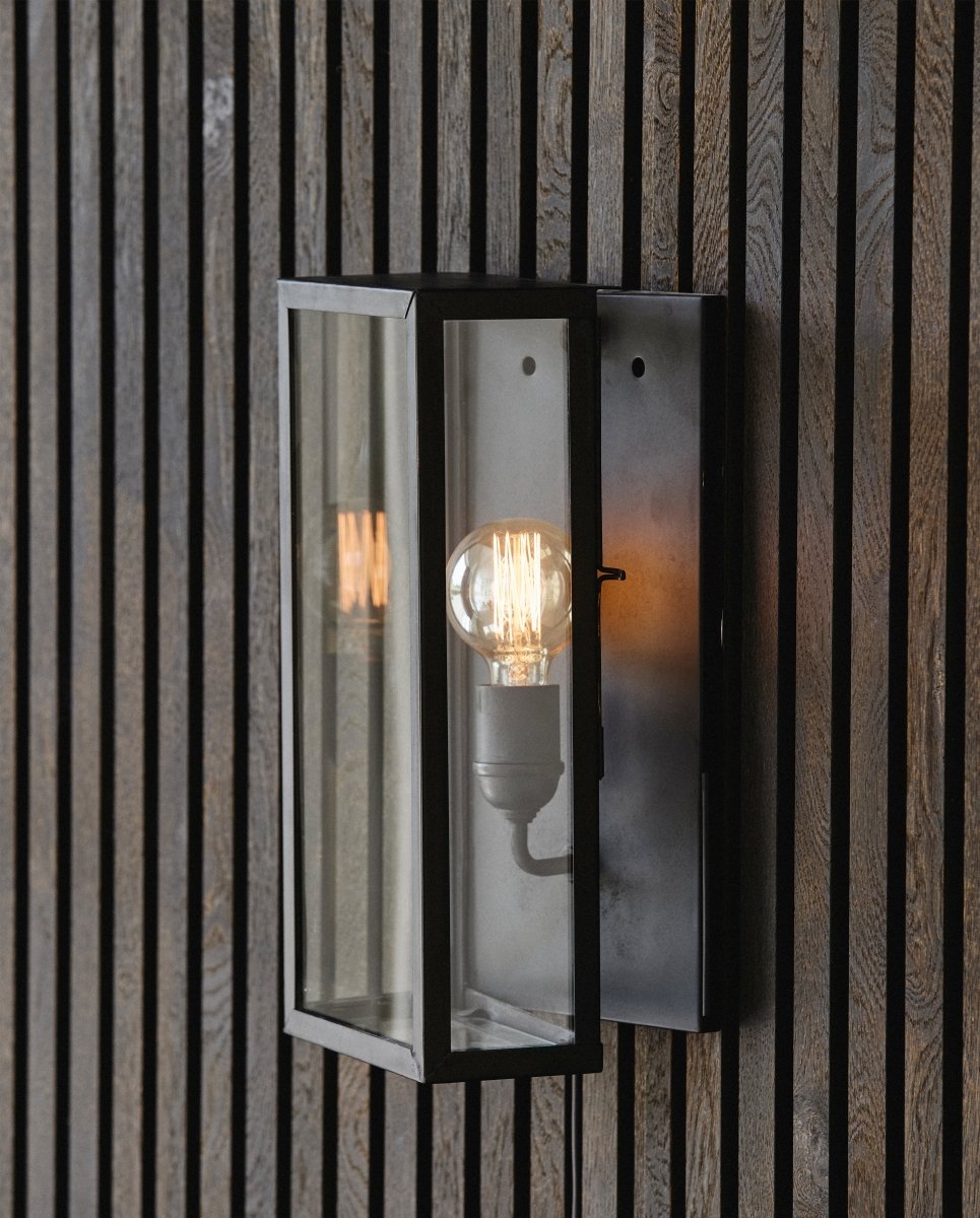 EOS væglampe / udendørslampe - h40 cm - sort - naordal.com