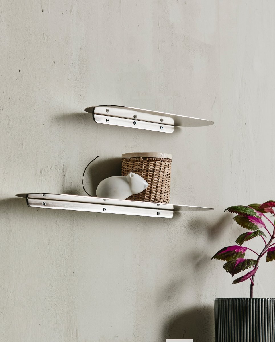 FANOE hylde, L - krom finish - naordal.com
