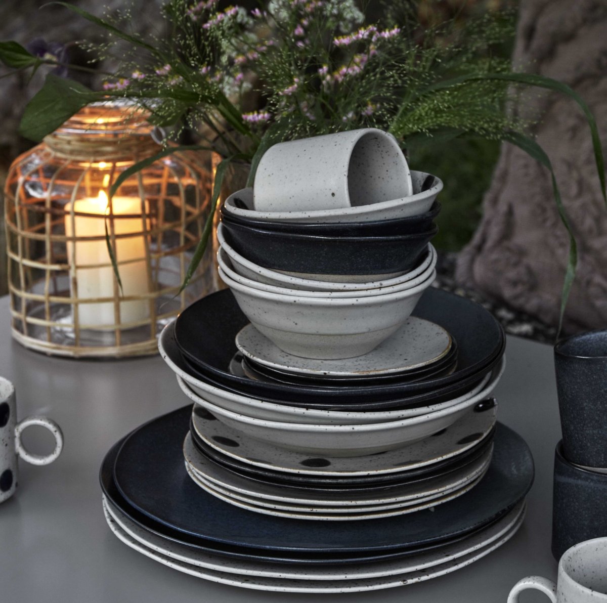 GRAINY frokosttallerken i keramik - ø21 cm - sand - naordal.com