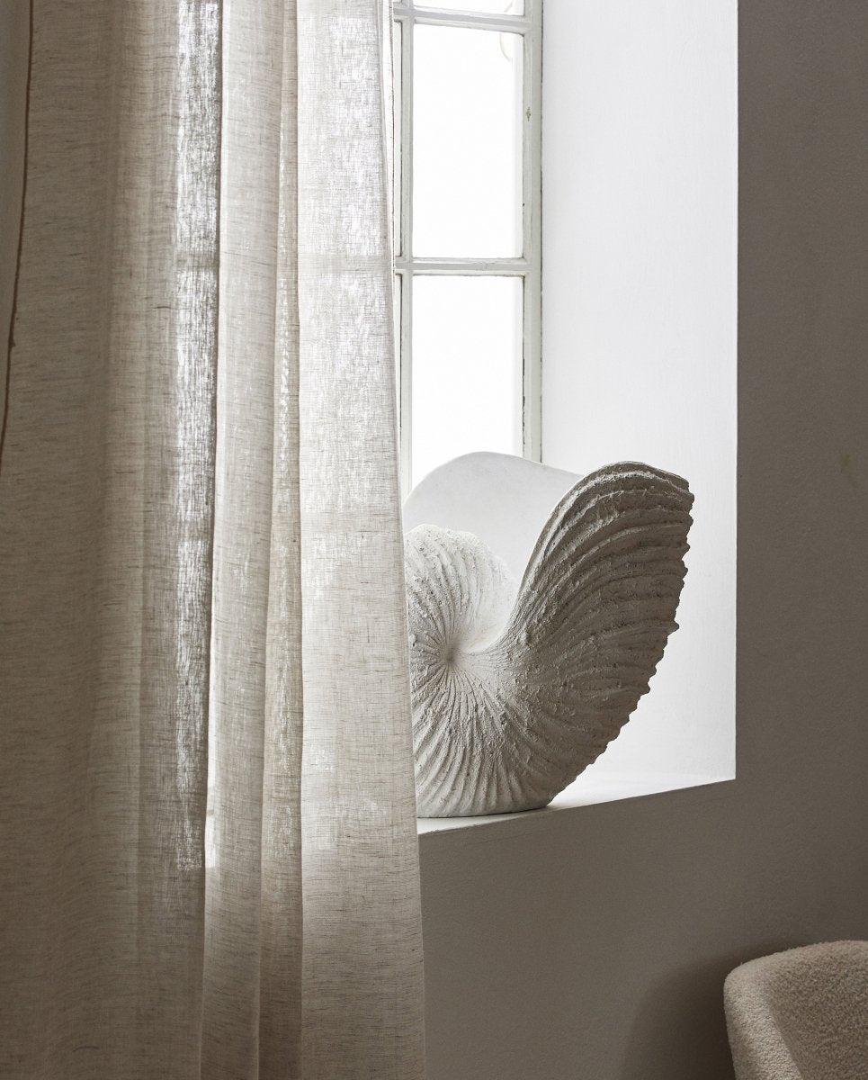 KETOY konkylie til dekoration - H41 cm - hvid - naordal.com