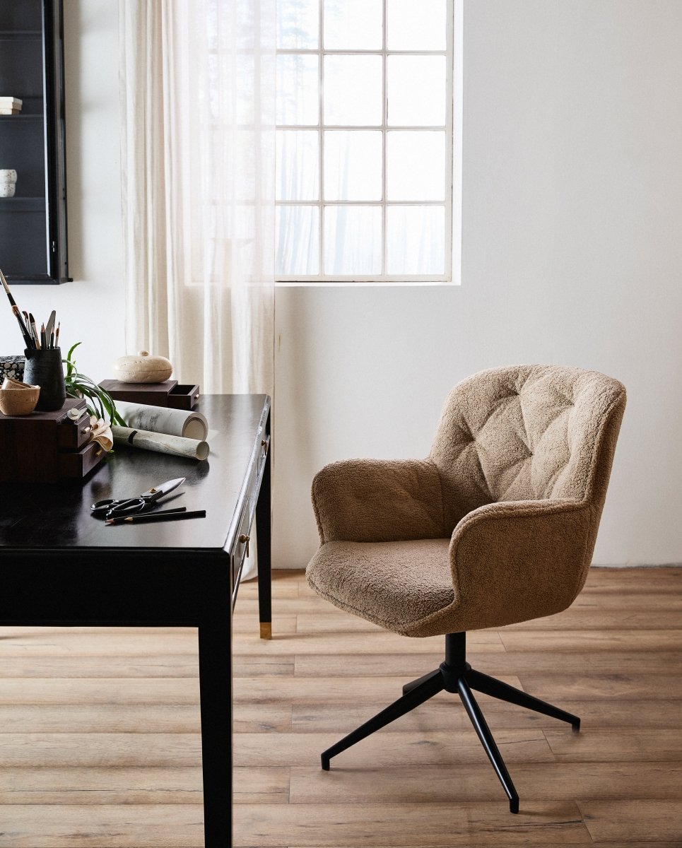 LEA kontorstol - beige - naordal.com