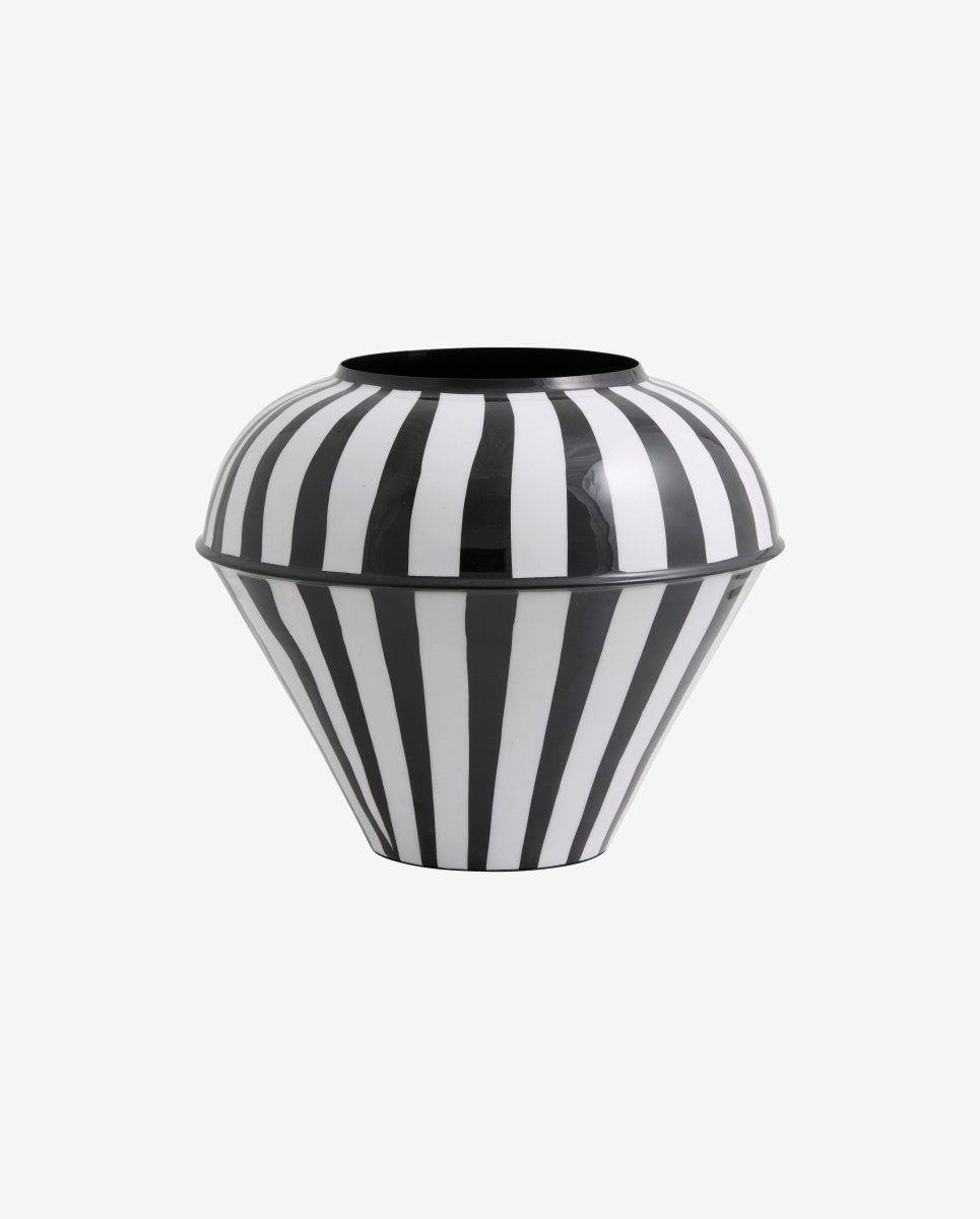 SIPURA vase - sort/hvid - naordal.com