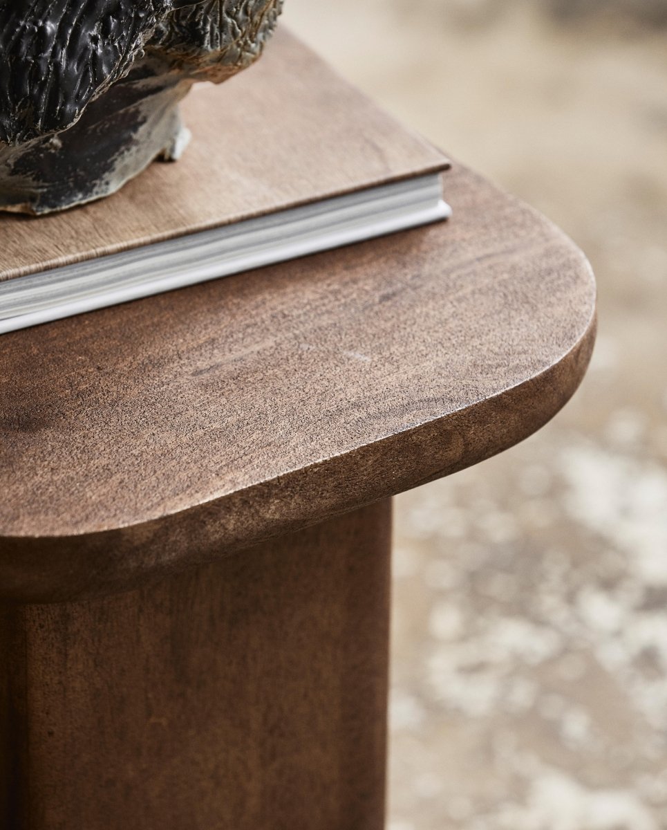 TOKE side table - dark brown - naordal.com