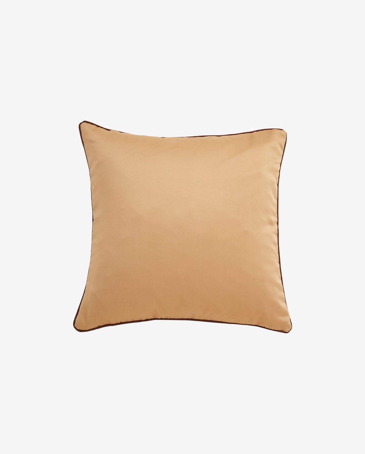 AIN pudebetræk i satin - 50x50 - lys brun