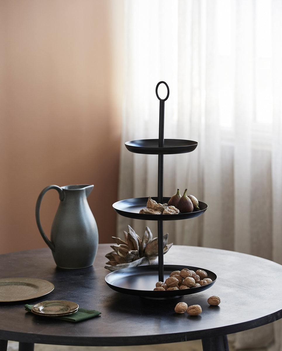 ASSAM etagere i jern - sort