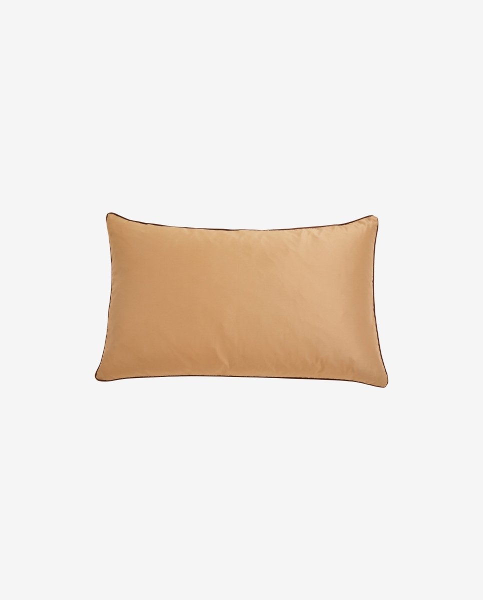 AIN pudebetræk i satin - 50x80 - lys brun - naordal.com