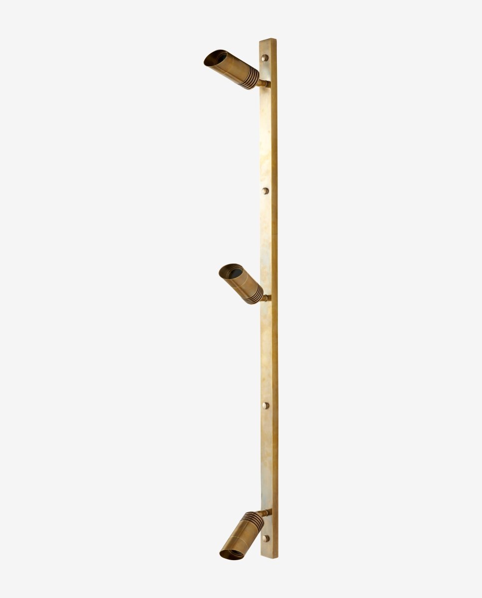 BRAGI væglampe, 3 spots - messing - naordal.com