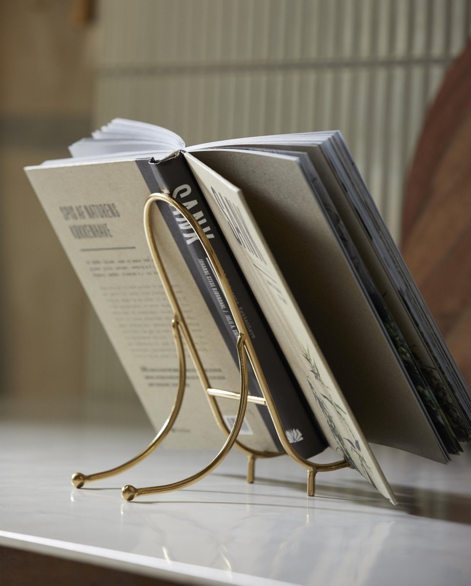 FAILA bogstøtte - guld finish - naordal.com