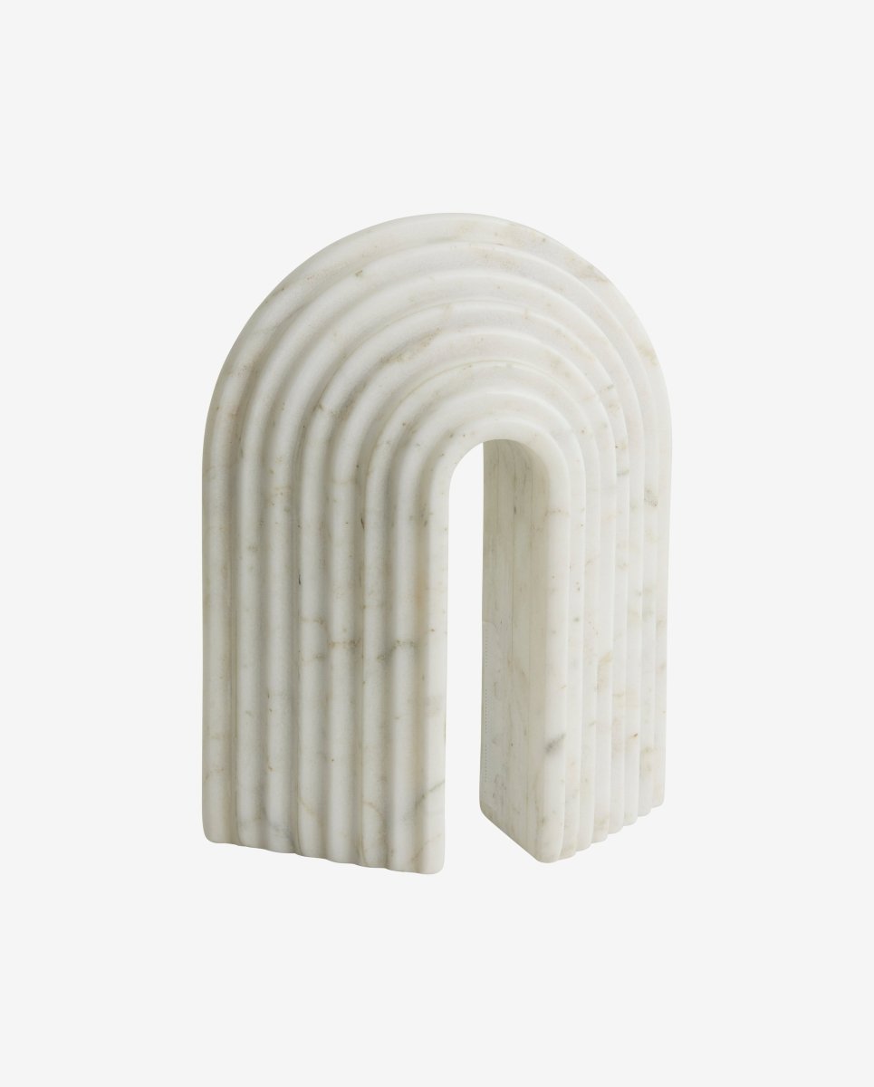 FERRO bogstøtte - hvid marmor - naordal.com