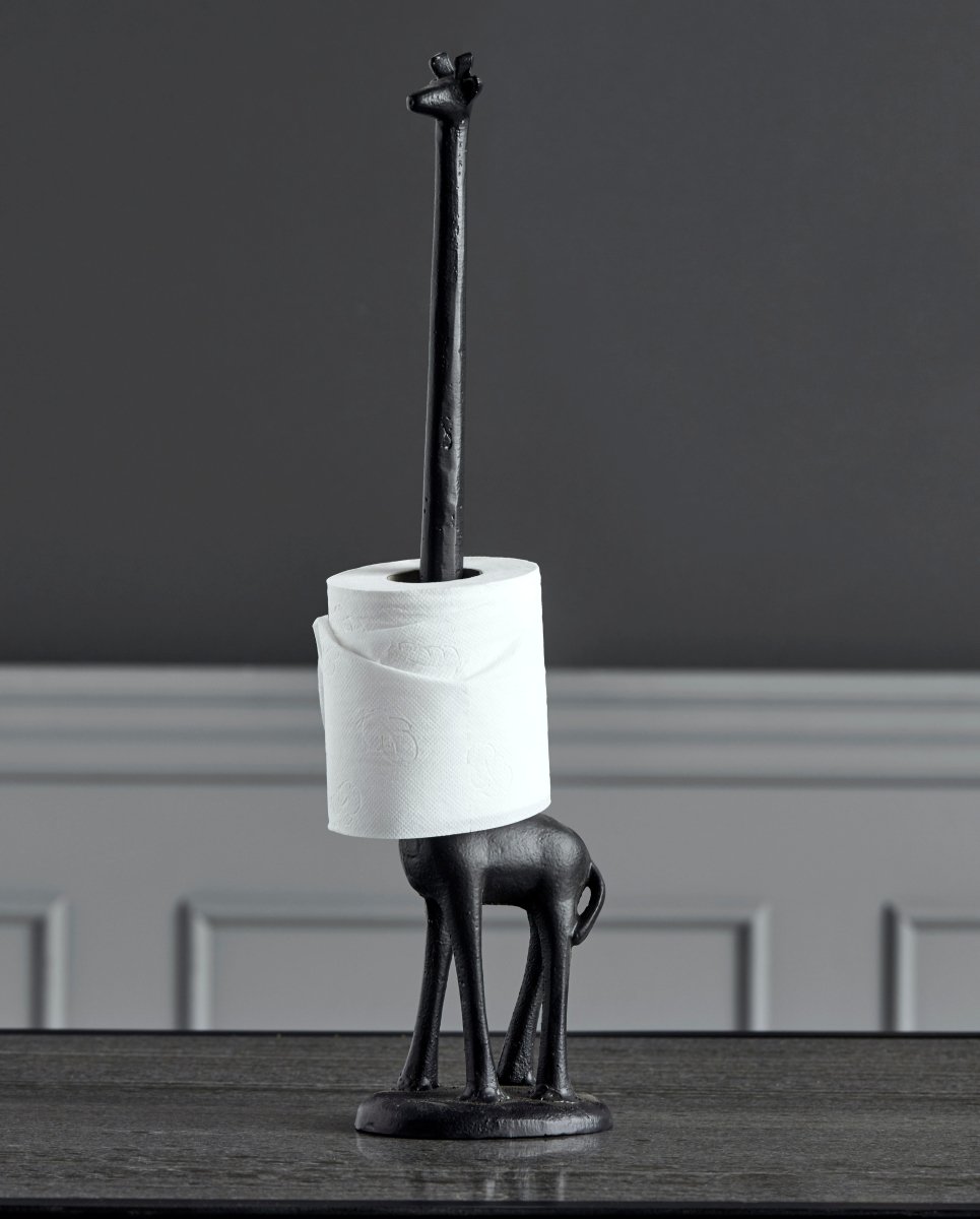 GIRAF figur i jern - h46 cm - sort - naordal.com