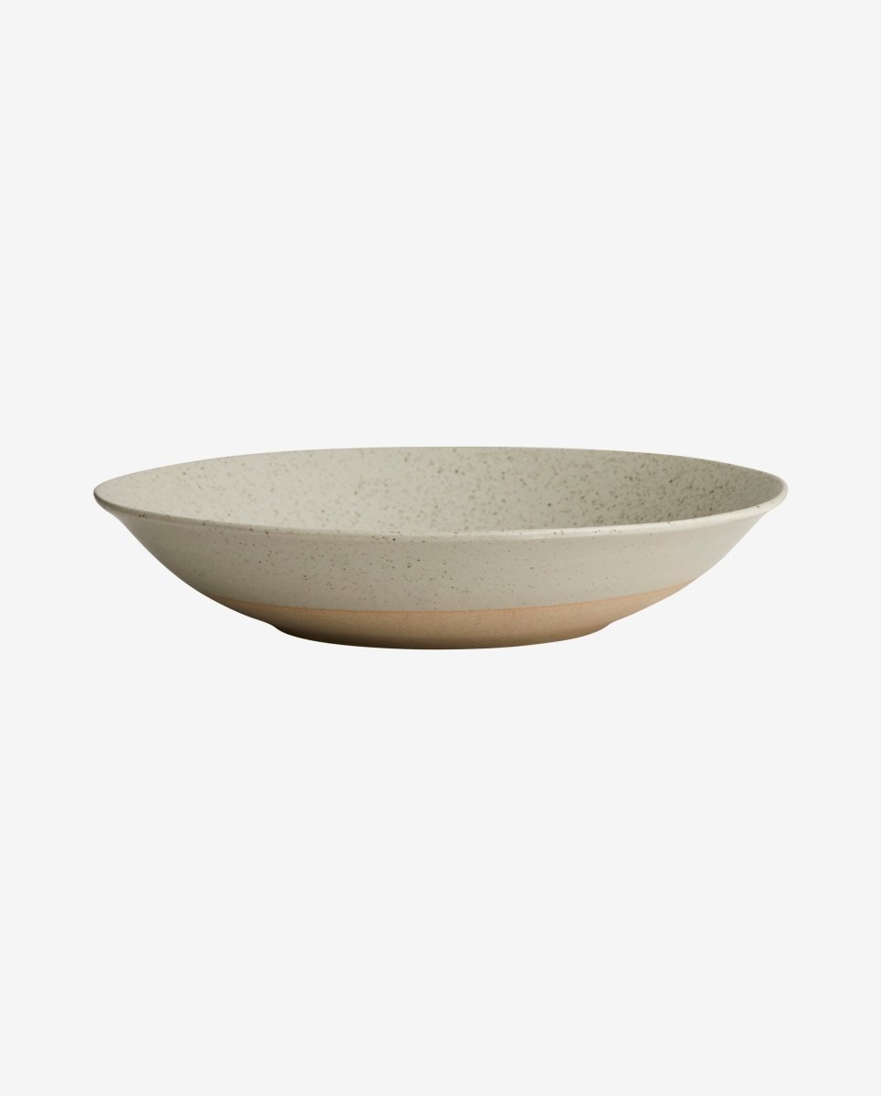 GRAINY salatskål i keramik - ø34 cm - sand - naordal.com