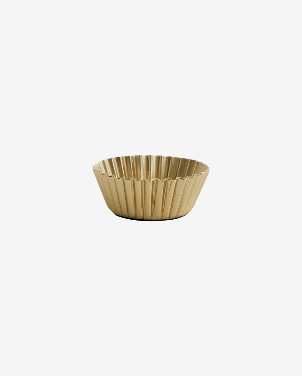 IDA fyrfadsstage - h2 cm - guld - naordal.com