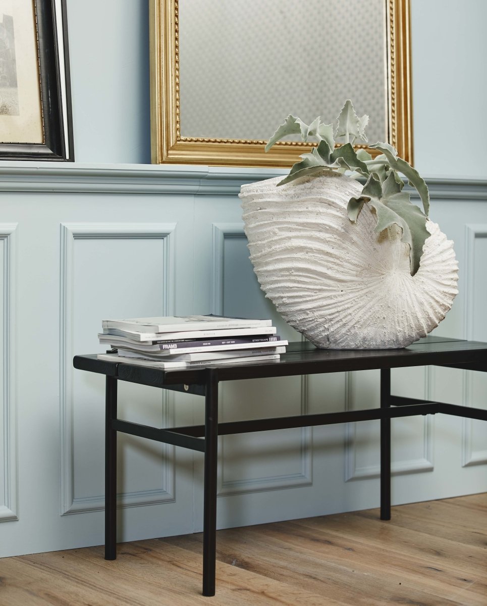 KETOY konkylie til dekoration - H41 cm - hvid - naordal.com