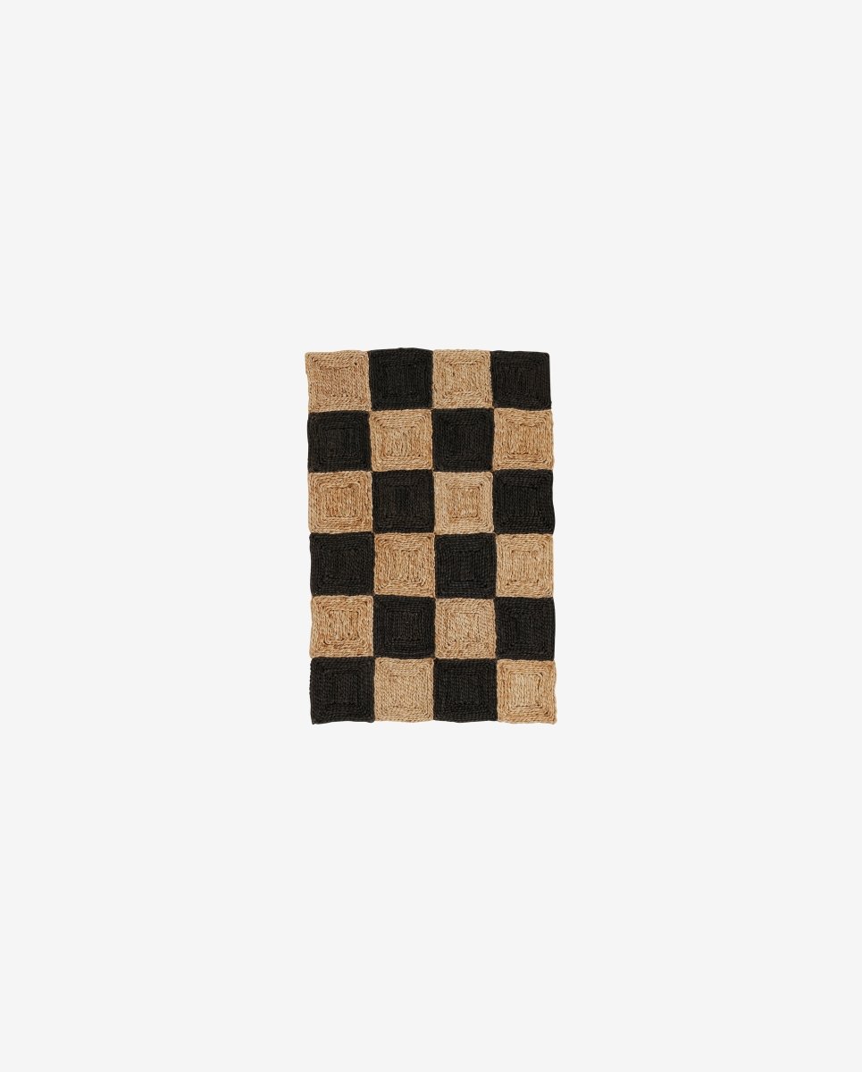 NANEA tæppe, jute, 90x60 - nature - naordal.com