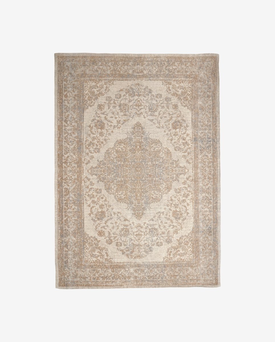 PEARL vævet bomuldstæppe - 200x290 - sand/beige - naordal.com