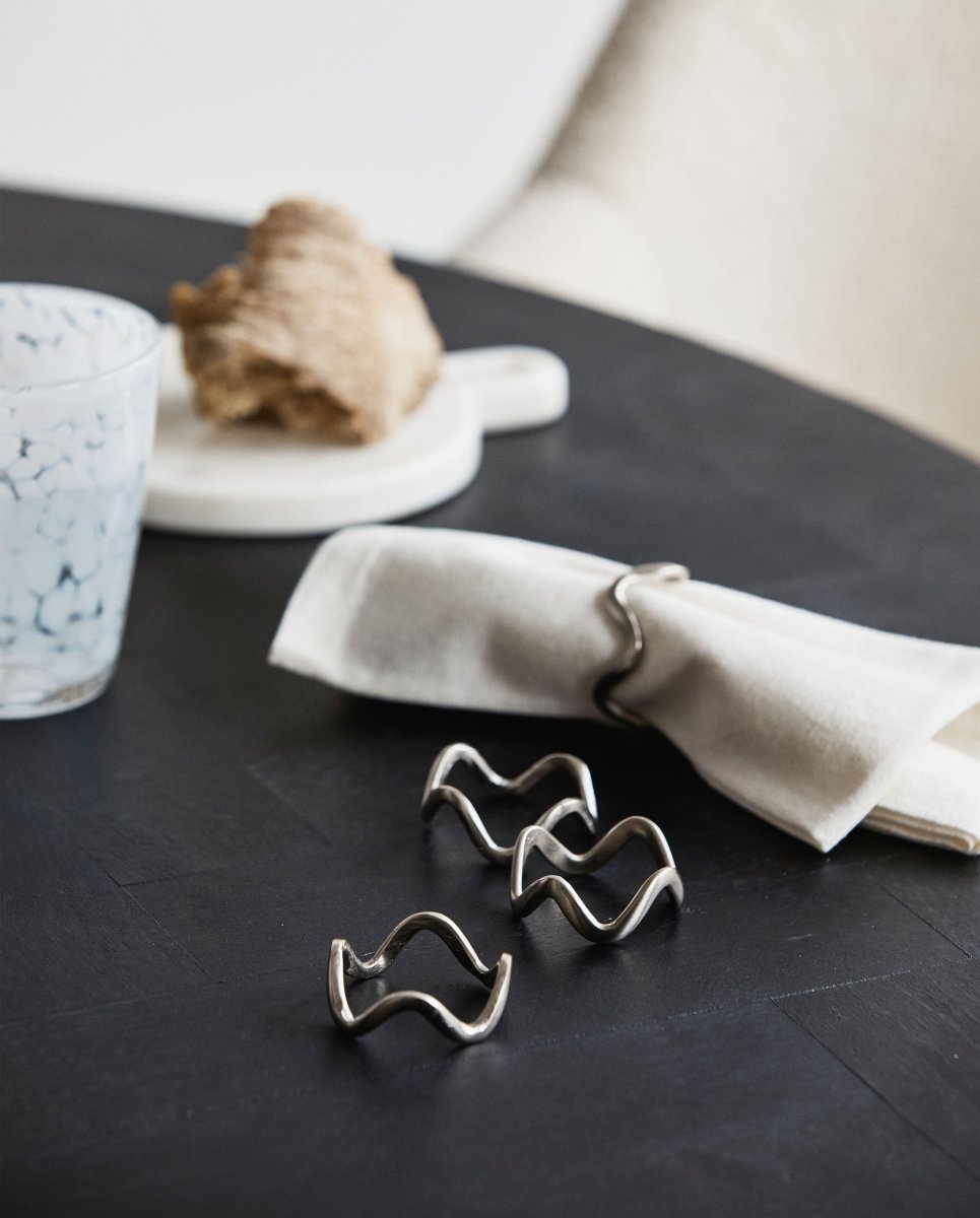 SKYE servietring - sølv - naordal.com