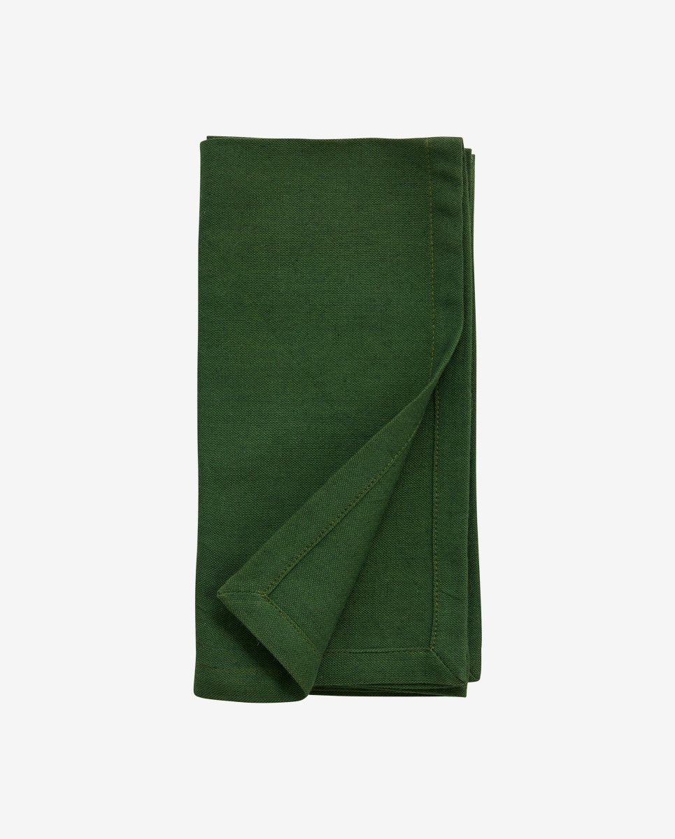Stofserviet i bomuld - 40x40 cm - grøn - naordal.com