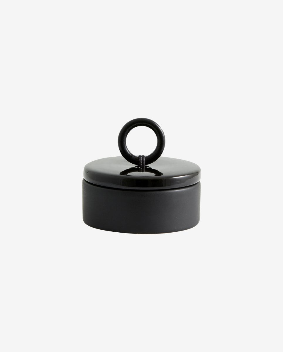 TAZA opbevaringskrukke - sort - naordal.com