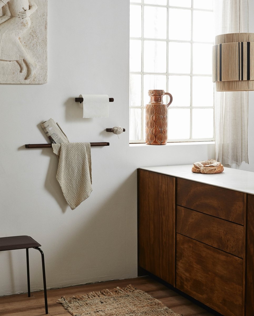 ZATON køkkenrulleholder, træ - natur - naordal.com