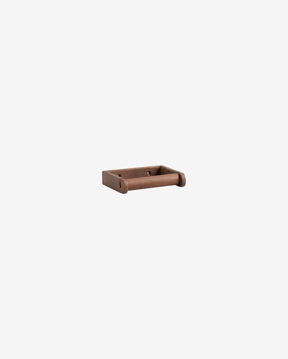 ZATON toiletrulleholder, træ - natur - naordal.com