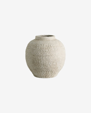 RUPA krukke i cement - Hvid