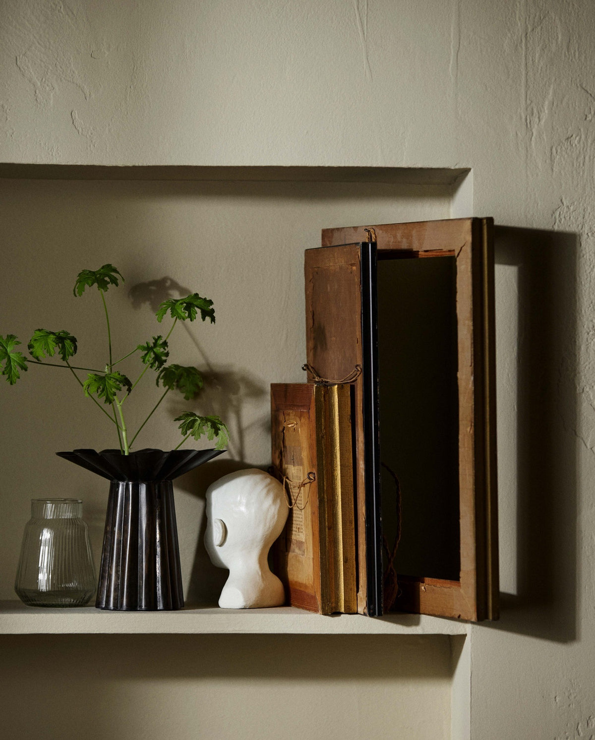 MINU vase, antik finish, S - brun