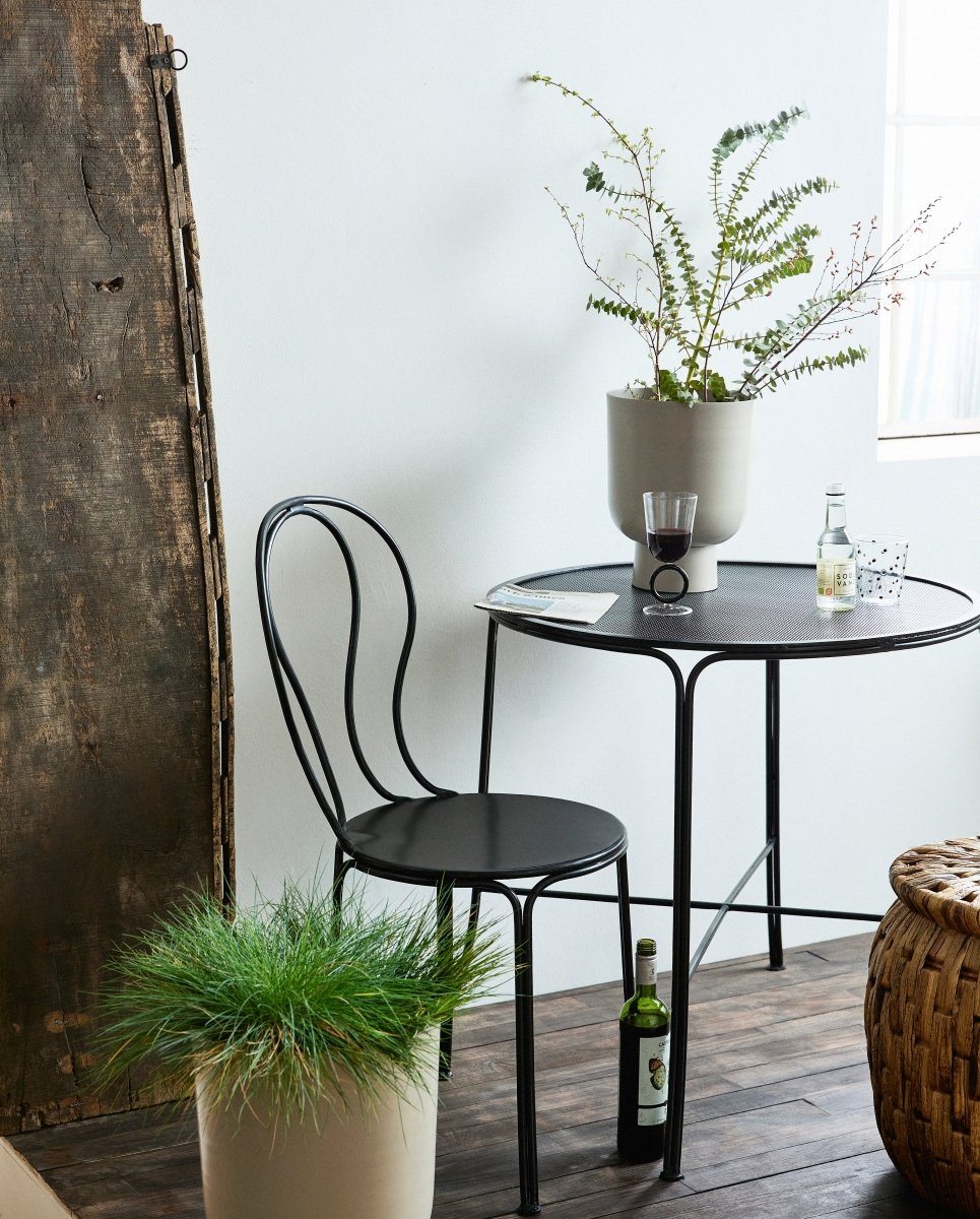 APIUM vinglas - klar/sort - naordal.com