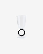 APIUM vinglas - klar/sort - naordal.com