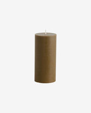 CANDLE, bloklys, 6,8x15cm - grøn - naordal.com
