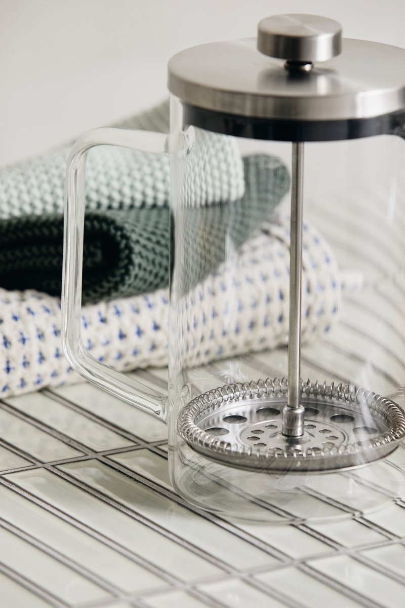 CLOVER stempelkande, glas - klar - naordal.com