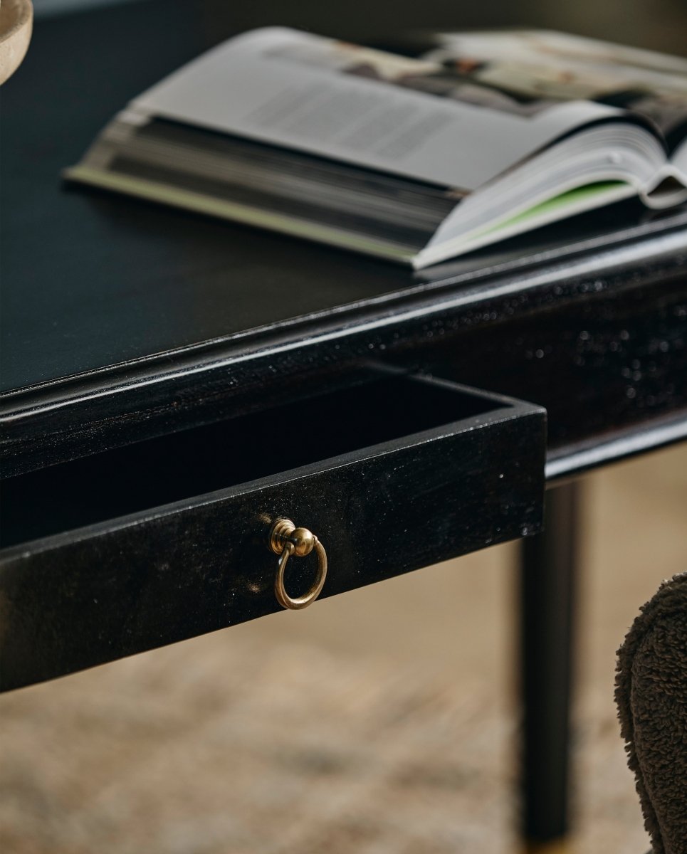 EMS desk w/2 drawers, S - black - naordal.com