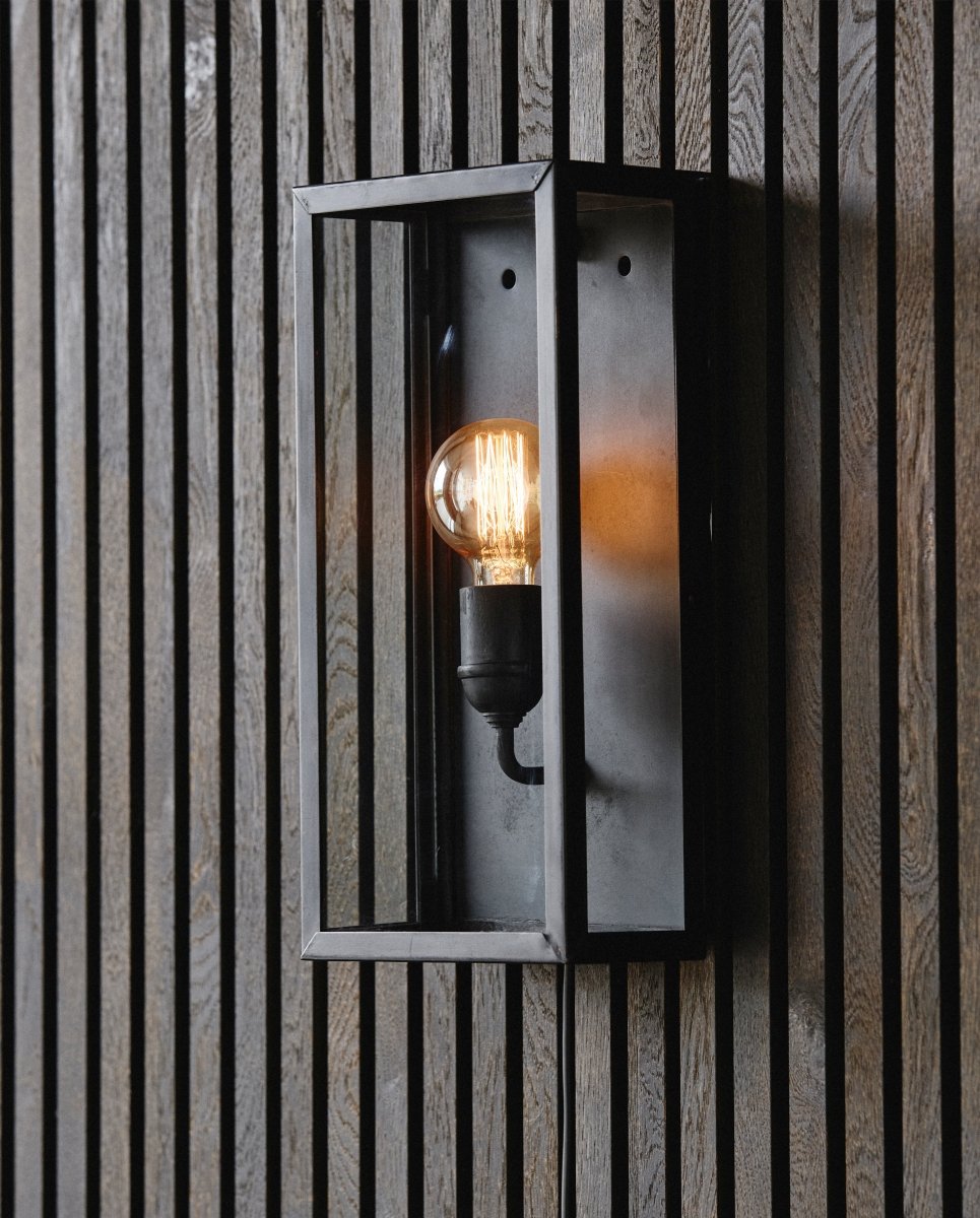 EOS væglampe / udendørslampe - h40 cm - sort - naordal.com
