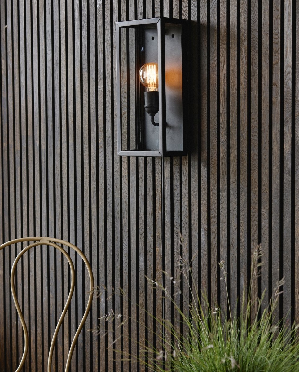 EOS væglampe / udendørslampe - h40 cm - sort - naordal.com