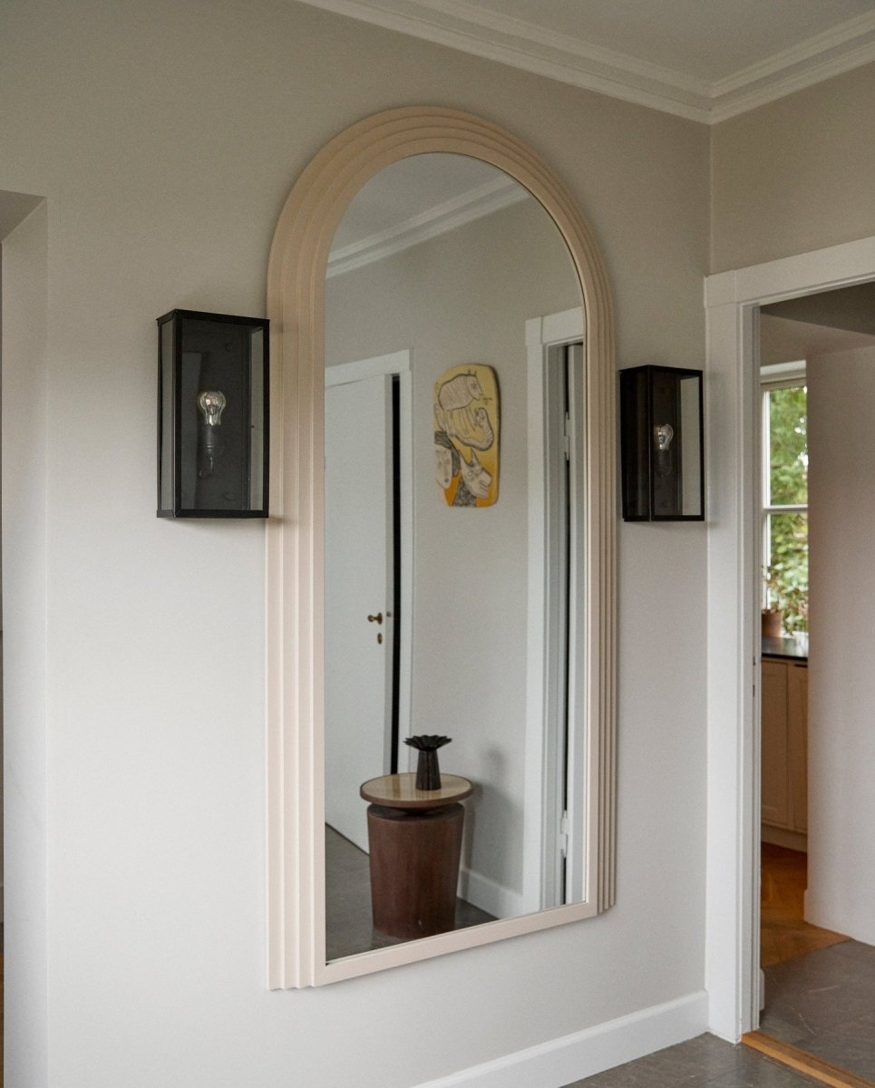 FALCO spejl i jern - 203x100 cm - sand - naordal.com