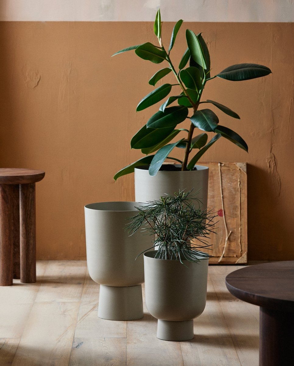 GALOA urtepotte, M - beige - naordal.com