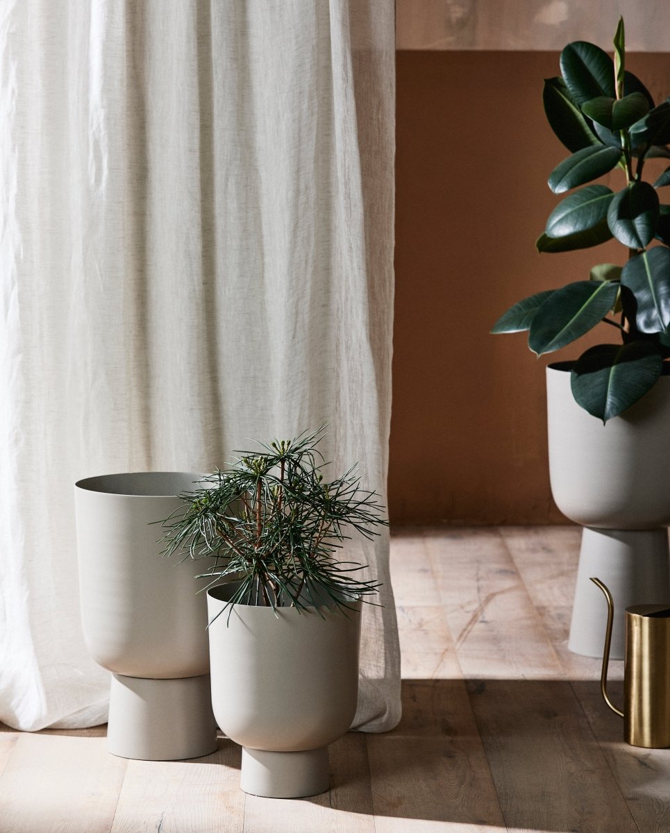 GALOA urtepotte, M - beige - naordal.com