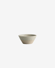 GRAINY konisk skål i keramik - h3,5 cm - sand - naordal.com