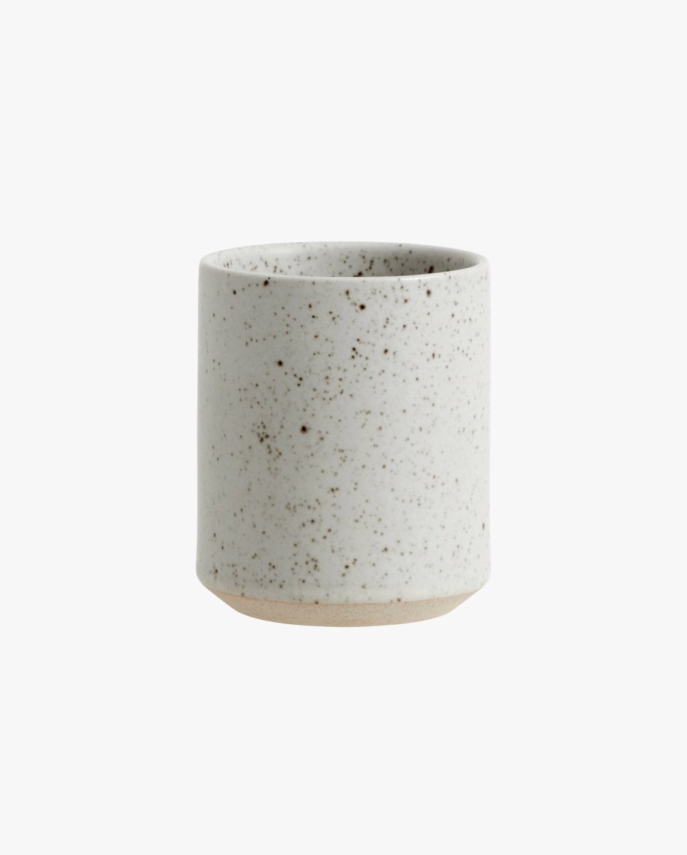GRAINY krus i keramik uden hank, L - h10 cm - sand - naordal.com
