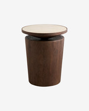 KWANDO sidebord med travertinplade - natur - naordal.com
