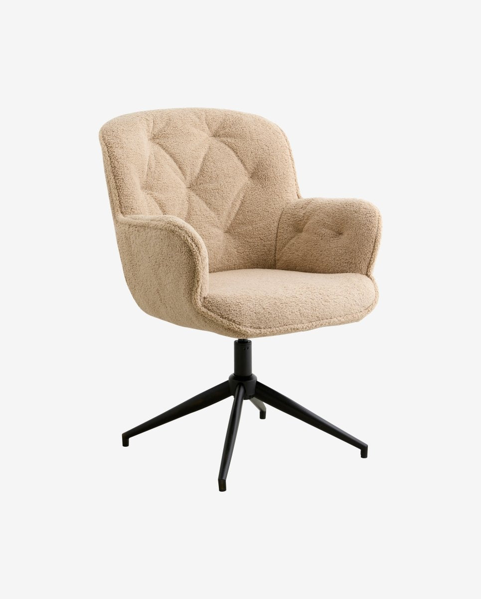 LEA kontorstol - beige - naordal.com