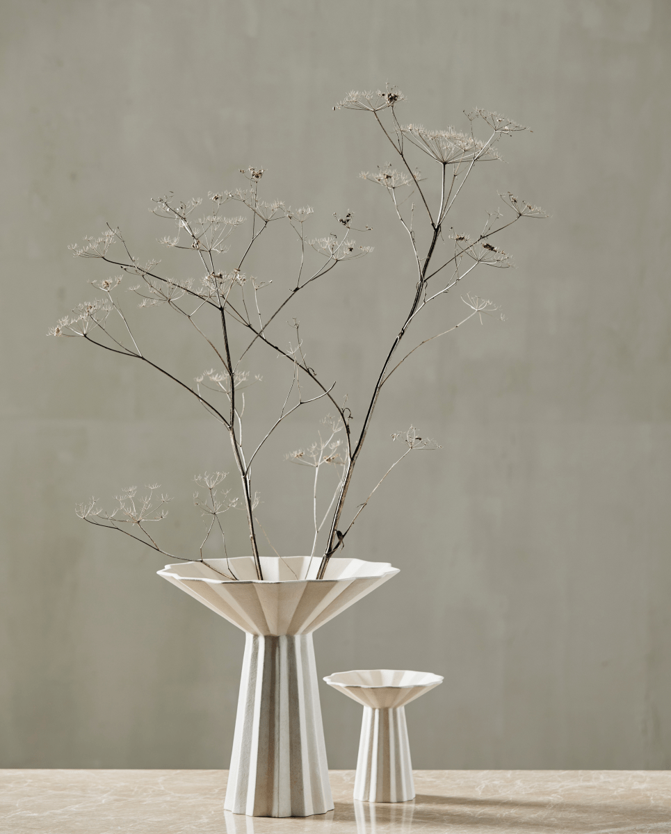 MINU vase, L - råhvid - naordal.com