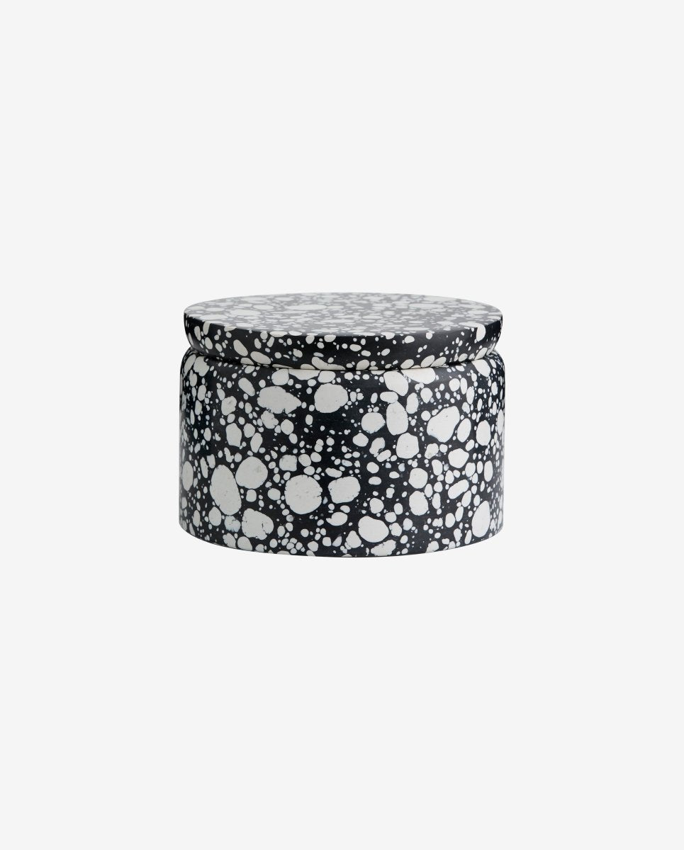 MULES opbevaringskrukke, M - sort/hvid - naordal.com