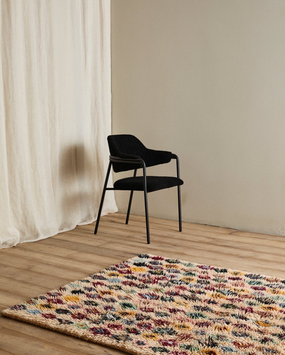 POPPY tæppe, 200x140 - multi - naordal.com