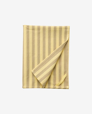 RAFU viskestykke, stribet - gul/beige - naordal.com