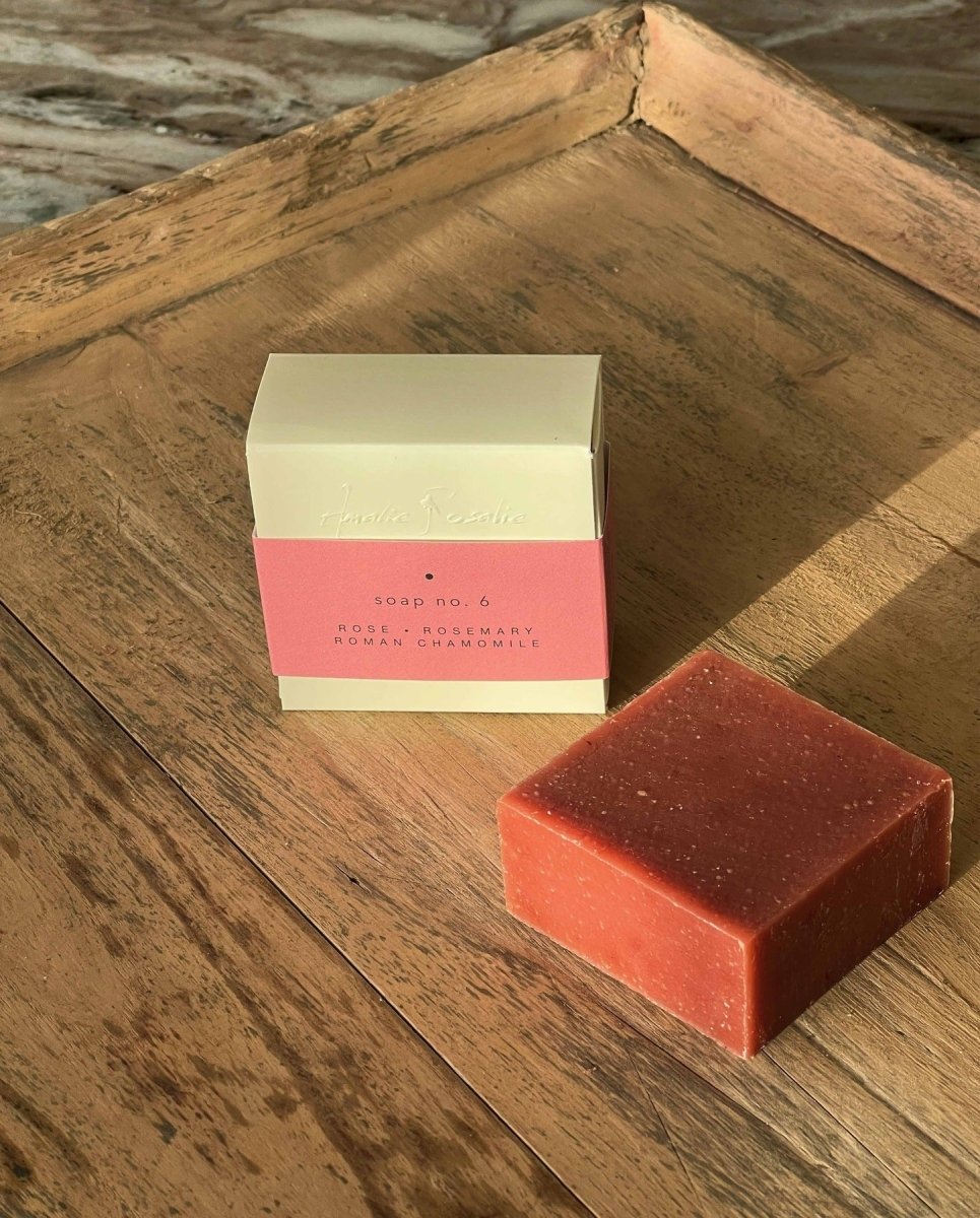 Sæbe nr. 6 | ROSE, ROSEMARY, ROMAN CHAMOMILE - naordal.com